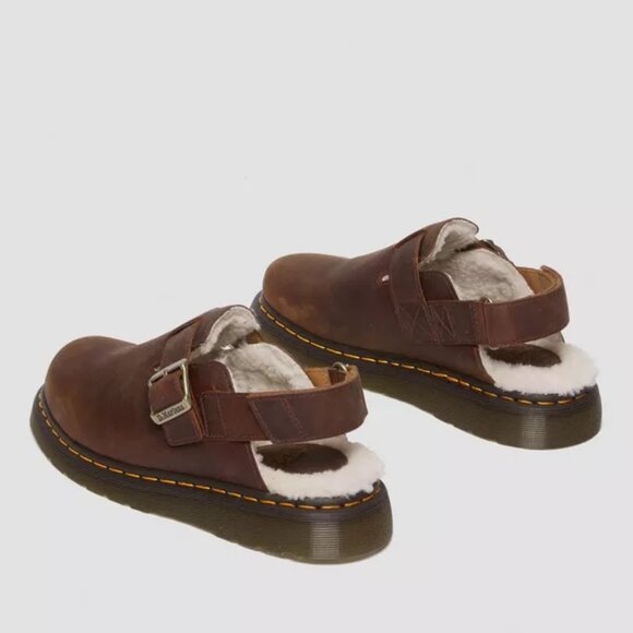 Doc Martin Jorge II Faux Fur Lined SlingBack Mules Men Size 13 NIB main image 6